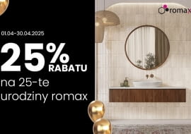 25% rabatu romax