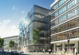 Wizualizacja rozbudowy "Smyka" od strony Brackiej