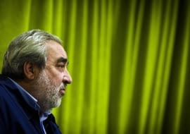 Portuguese architect Eduardo Souto de Moura speaks to journalists at a hotel in Lisbon Monday night, March 28, 2011, after it was announced that he had won the 2011Pritzker Architecture Prize. Souto de Moura, 58, joins Frank Gehry, Tadao Ando and Renzo Piano in receiving the honor that's often called architecture's Nobel Prize. (AP Photo/Miguel Manso, Publico) PORTUGAL OUT