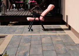 Taras na gruncie -  kostka Lanta