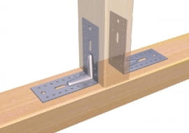 złącza ciesielskie,stalowe łączniki do drewna,konstrukcje drewniane