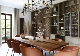 Aranżacja strefy dziennej projektu ALSAL WNĘTRZA