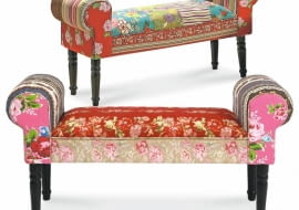 Jeśli wypatrzysz rzecz, która idealnie odpowiada twoim oczekiwaniom i gustowi, odwiedź jeszcze inne sklepy. Często bywa, że zakupy można zrobić znacznie taniej. <BR /><b>Ławy</b> <BR />Wyżej: PATCHWORK, obicie z tkaniny, 100 x 30 cm, wys. 53 cm, dekoracjadomu.pl, cena 639 zł <BR />Niżej: PATCHWORK, obicie z tkaniny, 100 x 30 cm, wys. 53,5 cm, 9design.pl, cena 549 zł