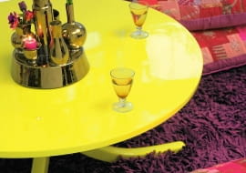 Histor 083 SLOWA KLUCZOWE: 083.jpg Feestje Wonderland Wonderland Feestje 083.jpg campagne histor histor voorjaars campagne voorjaar 2007, wonderland, sfeerbeeld, H PF Hoogglans Dotterbloem, H PF Muurverf Ven, lounge hoek voorjaars