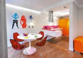 aneks kuchenny, kuchnia otwarta, wystrój wnętrz