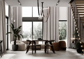 Aranżacja wnętrz domu w Wilanowie