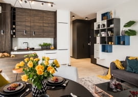 Wnętrze w męskim stylu