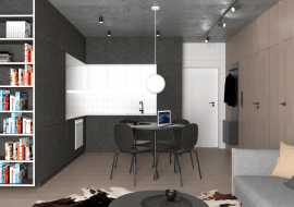 Mieszkanie z charakterem – industrialna elegancja w Katowicach