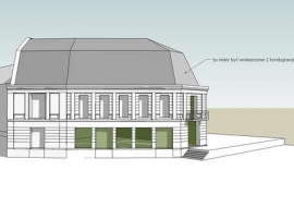 Projekt, nadbudowa kamienicy w Mławie