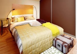 Sypialnia na poddaszu