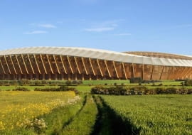 Wizualizacja drewnianego stadionu Forest Green Rovers