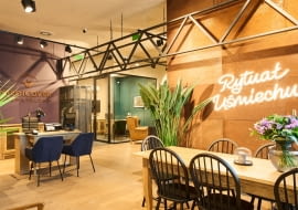 Centrum dentystyczne niczym modna kawiarnia