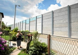 Ekrany akustyczne nie zawsze uszczęśliwiają mieszkańców