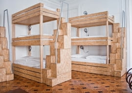 wnętrza The Independente Hostel