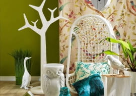 14.03.2014 , Cztery Katy , Dekoracje , Ptaki , Stylizacja Joanna Plachecka . Fot. Agata Jakubowska / Agencja Gazeta SLOWA KLUCZOWE: WNETRZA