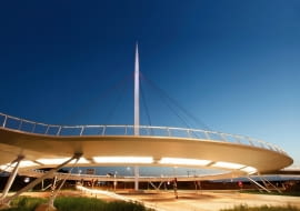 Kładka dla rowerzystów w Eindhoven w Holandii