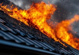 Ochrona przeciwpożarowa dachu