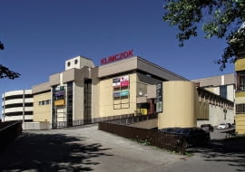 SDH Klimczok w Bielsku-Białej w 2016 roku. Widok od strony rzeki