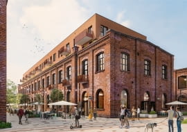 Fuzja w Łodzi: w dawnej drukarni Scheiblera powstaną lofty. Proj. Medusa Group