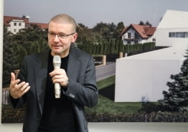 Wernisaż wystawy "Ruchome / Nieruchome" w Galerii Architektury GAGA w Krakowie
