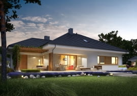 projekt domu z poddaszem