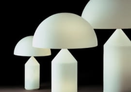 Lampa Atollo Murano, design, wnętrza, lampy