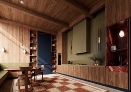 Retro w nowoczesnym wydaniu: kuchnia w stylu mid-century modern