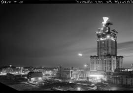 Alfred Funkiewicz, PKiN w budowie, 1953