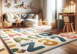Interaktywny dywan do pokoju dziecięcego