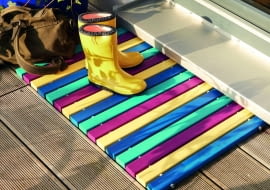 Wycieraczka pod drzwi - jak ją zrobić?