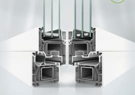 Platforma systemów okiennych Schüco FocusIng obejmuje teraz rozwiązanie z dwoma (od prawej) i trzema uszczelkami (od lewej).