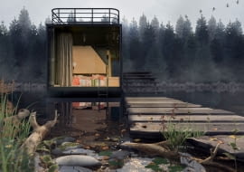 Domek na środku jeziora - projekt nagrodzony w 12. edycji konkursu VASCO Integracja