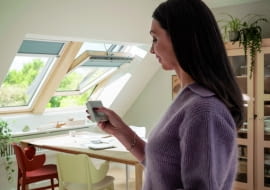 Okna dachowe sterowane elektrycznie