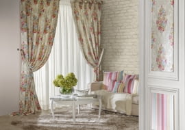 Aranżacja okna, zasłony i firany