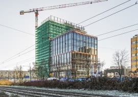 Biurowiec VIBE na warszawskiej Woli. Proj. PIG Architekci