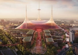 Nowy stadion klubu Manchester United. Proj. Foster + Partners