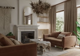 Aranżacja wnętrz domu na warszawskich Kabatach