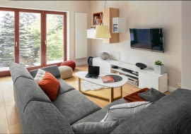 salon, wystrój wnętrz, aranżacja salonu