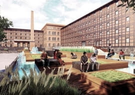 Wizualizacja otoczenia Młynów Rothera