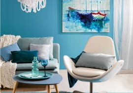 20.03.2014 , Warszawa , wnetrza , kolor i wzor , temat blekit , sesja dla : Cztery Katy , stylizacja Joanna Plachecka . Fot. Michal Mutor SLOWA KLUCZOWE: WNETRZA DEKORACJE