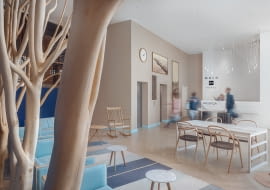 Wnętrza hotelu Molo w Sopocie, proj. Sikora Wnętrza