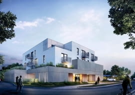 Budynek mieszkalny przy ul. Cyrulików w Rembertowie. Proj. Damian Florczykiewicz i Mateusz Mindziak