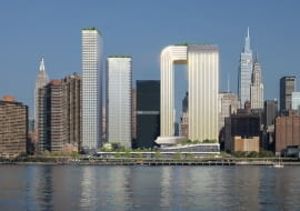 Freedom Plaza w Nowym Jorku. Proj. BIG