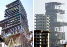 Antilia Tower w Mubaju - największy i najdroższy dom jednorodzinny na świecie
