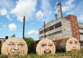 Uliczna sztuka Nikity Nomertz