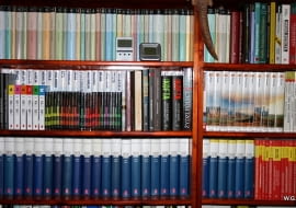 regał na książki, półka z książkami