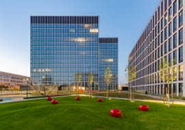 Wyjątkowe patio w katowickim Face2Face Business Campus