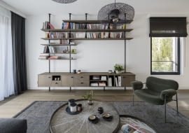 Drewno w roli głównej - mieszkanie Ewy i Adama