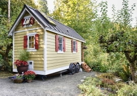 mały domek, tiny house, zamieszkać w małym domku