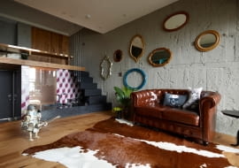 mieszkanie kolekcjonerów, niewielkie mieszkanie